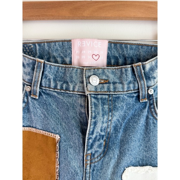 Revice Denim Patchwork Jeans pants, Size 31 US - Picture 4 of 13